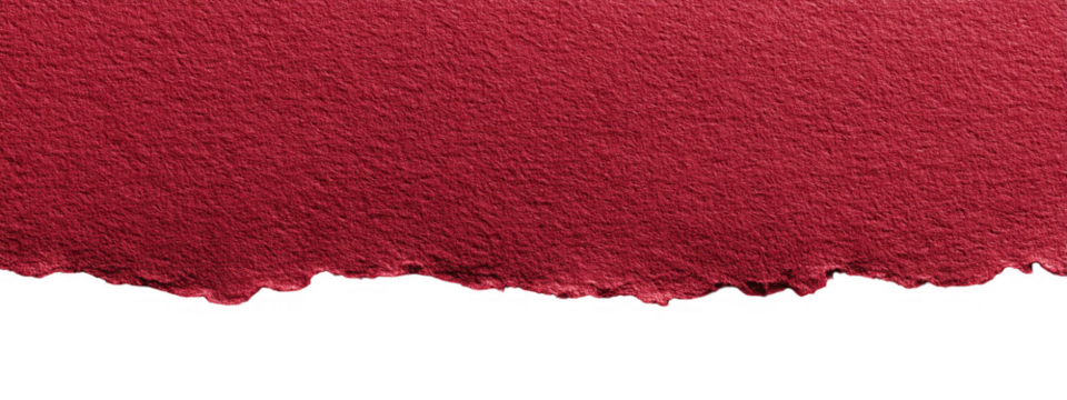 Red Maroon Torn Paper Edge PNG Transparent Background