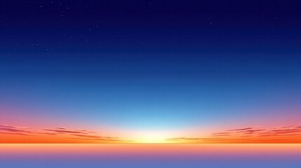 Fototapeta premium Sunrise Over the Horizon
