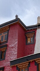 red brick monastery 