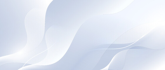 Minimal abstract background with flowing white lines and soft gradient.