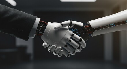Futuristic Handshake Between Human and Robot