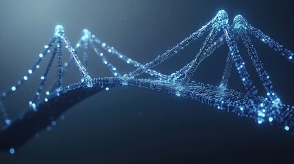 Digital bridge design concept showcasing innovative technology and science in a futuristic environment