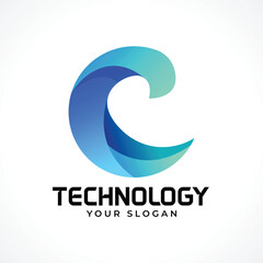 C tech, Technology logo