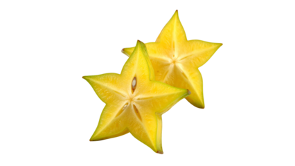 Starfruit halved
