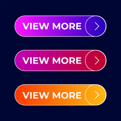button View More gradient set vector
Vector set gradient button