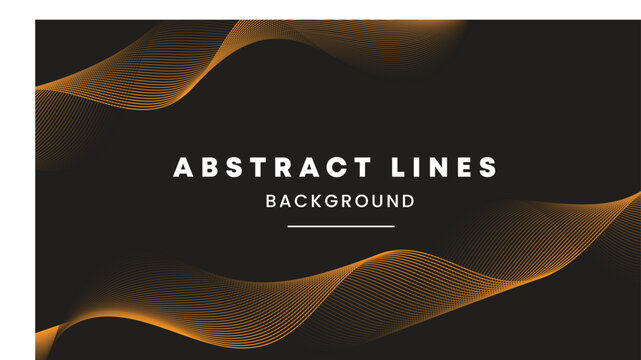 dark theme layered waveform abstract design template background