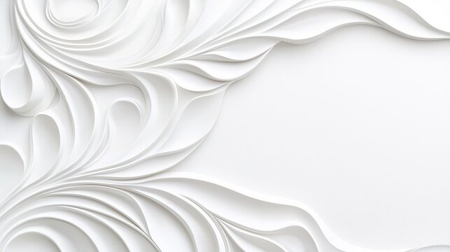 Seamless blend of organic sand forms and structured blank space, catering to minimalist aesthetics