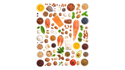 Seamless abstract floral background vector illustration with a fresh fruit and vegetable pattern design