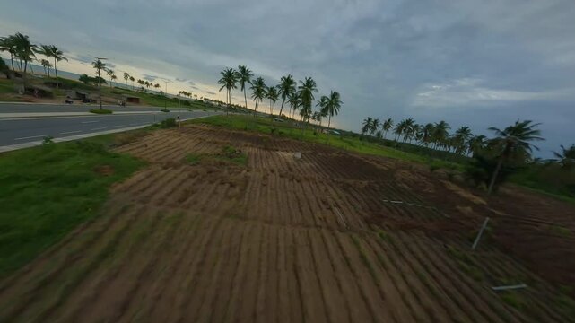 Afrique route drone FPV