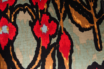 Graphs of textiles from the 90s  woven cotton fabric patterns.