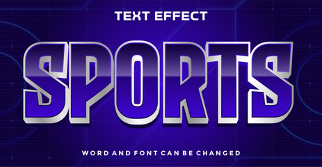 Sports editable text effect	