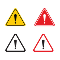 Set of Warning Signs