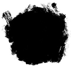 Black Abstract Splash