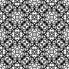 Abstract texture for fabric print, card, table cloth, furniture, banner, cover, invitation, decoration,weaving, plaid,wrapping,knitting. Repeating pattern.Black and white color.
