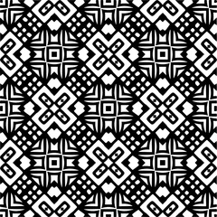 Abstract texture for fabric print, card, table cloth, furniture, banner, cover, invitation, decoration,weaving, plaid,wrapping,knitting. Repeating pattern.Black and white color.