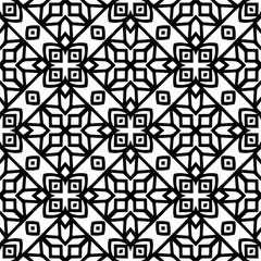 Abstract texture for fabric print, card, table cloth, furniture, banner, cover, invitation, decoration,weaving, plaid,wrapping,knitting. Repeating pattern.Black and white color.