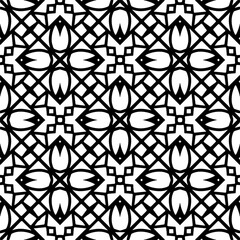Abstract texture for fabric print, card, table cloth, furniture, banner, cover, invitation, decoration,weaving, plaid,wrapping,knitting. Repeating pattern.Black and white color.