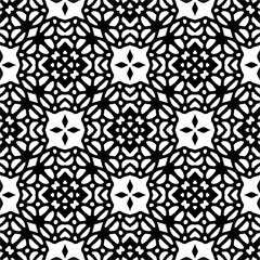 Abstract texture for fabric print, card, table cloth, furniture, banner, cover, invitation, decoration,weaving, plaid,wrapping,knitting. Repeating pattern.Black and white color.