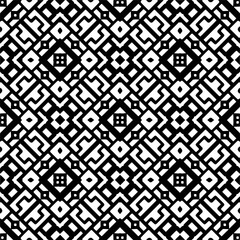 Abstract texture for fabric print, card, table cloth, furniture, banner, cover, invitation, decoration,weaving, plaid,wrapping,knitting. Repeating pattern.Black and white color.
