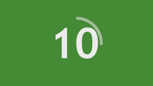 countdown from 15 to 0, graphics with hitech font on black background with cursor and time scroll bar.