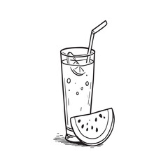 Pastel picnic setup with blanket basket and snacks illustration