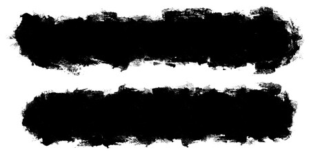 Double black ink splatter