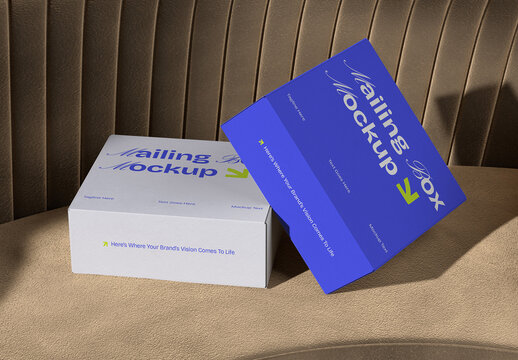 Shipping Box Mockup