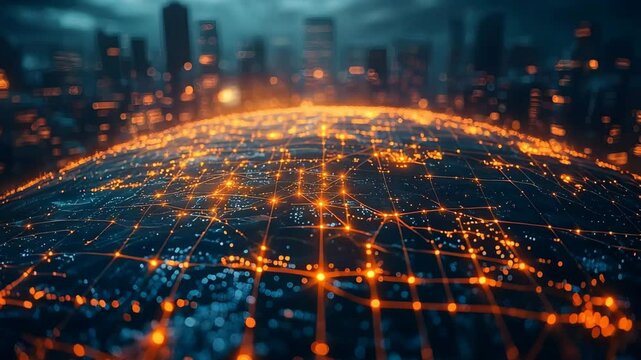 Visualization of dynamic global financial markets - Powered by Adobe