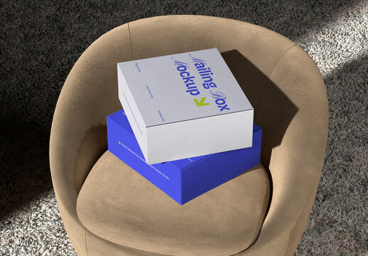 Mailing Box Mockup