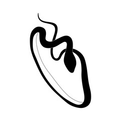 snake silhouette.eps