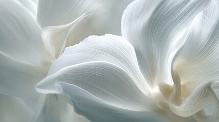 A close up of a white flower