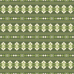 Set of seamless vector patterns with  geometric and lace ethnic ornaments