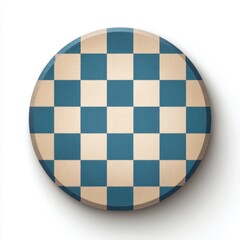 Checkers piece board game