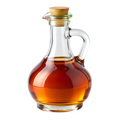 Vinegar bottle isolated on transparent background