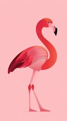 Fototapeta premium Inflatable flamingo pool float