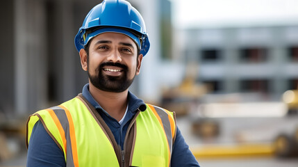 portrait of a construction worker
