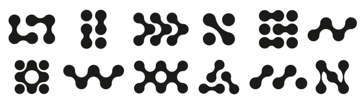 Metaball Geometric shapes collection