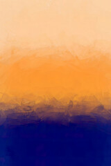 abstract vintage grunge brush stroke effect aqua blue beige orange background