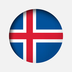 Fototapeta premium iceland flag