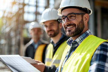 Construction consultant meeting to discuss solar panel installation plans for a building, focusing on energy efficiency and sustainability, Generative AI