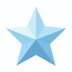 Obraz premium paper star on white background