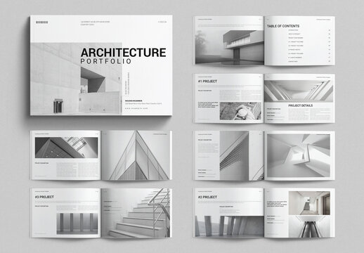 Architecture Portfolio Template Landscape