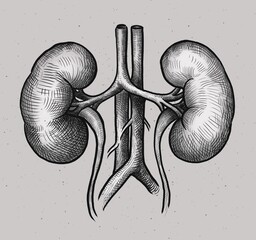 Anatomia corpo umano, reni, sistema endocrino