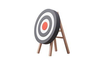 Target center with business target concept, 3d rendering.