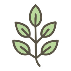 Green leaves vector