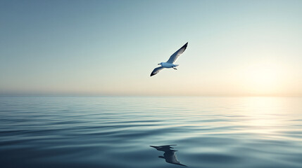 Fototapeta premium seagull in flight
