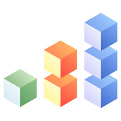 Stock. Editable vector icon, coloured.