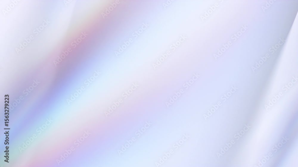 Aufkleber abstract animation, 3d render of soft background with color refraction effect, 4k seamless looped vi