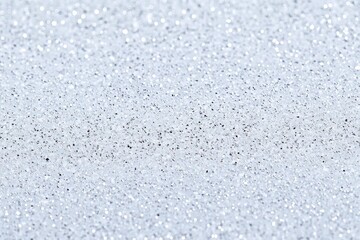 Obraz premium Dazzling Glittery Silver Texture Background with Bokeh Sparkling Light Effects