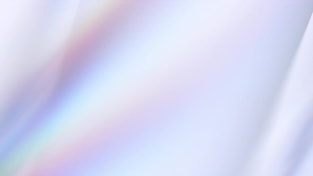 Abstract animation, 3d render of soft background with color refraction effect, 4k seamless looped video